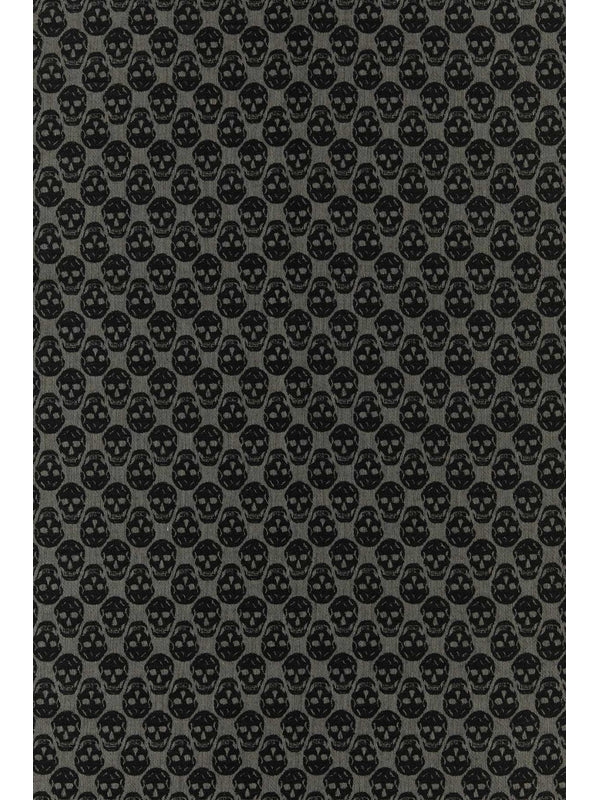 Alexander Mcqueen Grey Wool Mufflers - Image 3