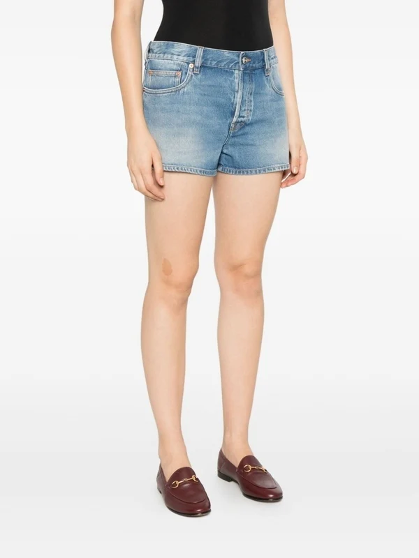 Gucci Blue Shorts - Image 2