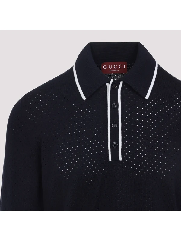 Gucci Black Polo Shirts - Image 4