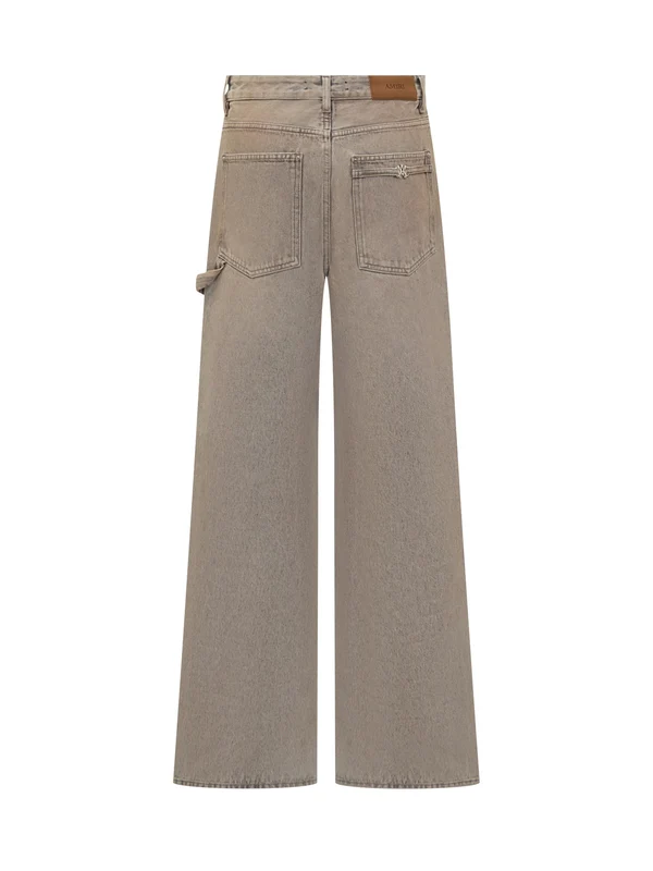Amiri Beige Denim Pants - Image 2
