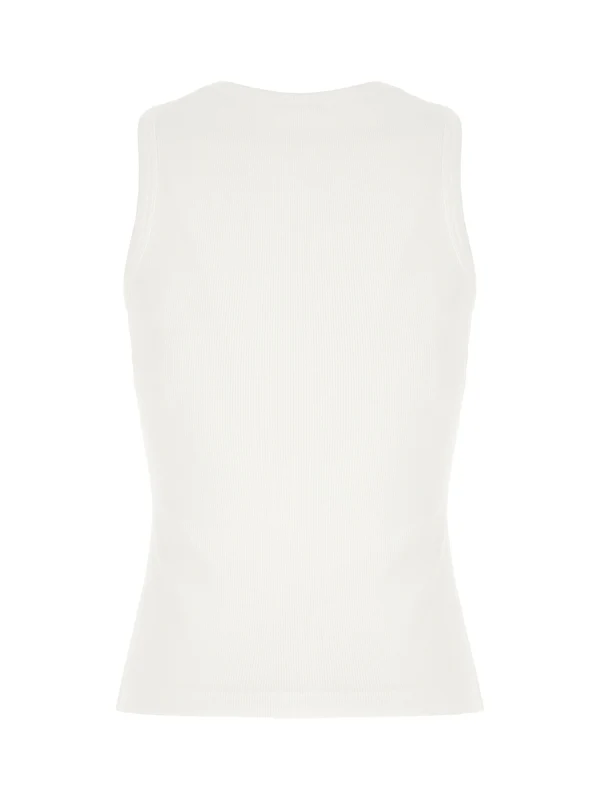 Alexander Mcqueen White Sleeveless Top - Image 2