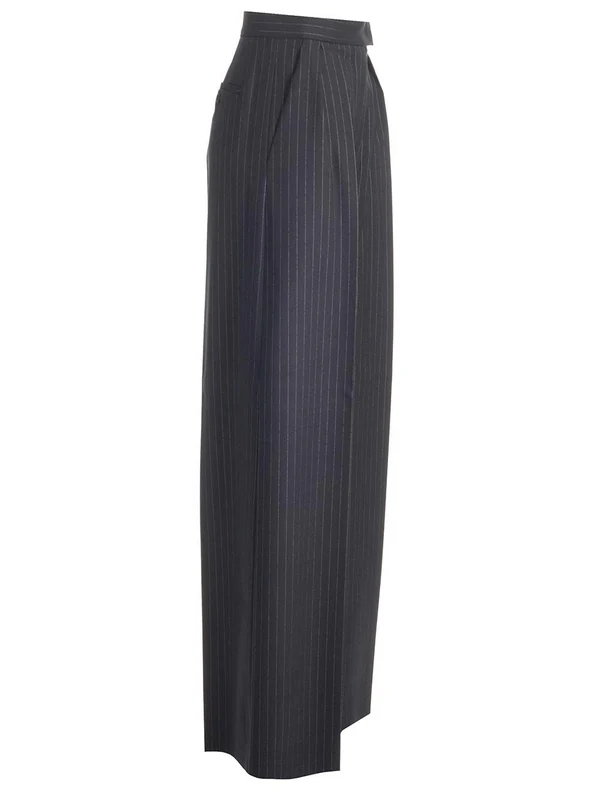 Max Mara Navy Tailored Pants - Image 3