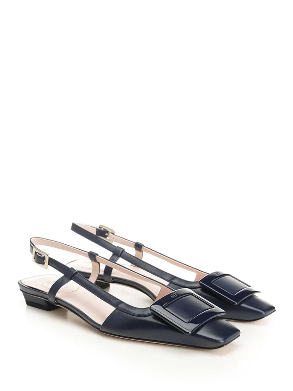 Roger Vivier Blue Slingback Heels - Image 2