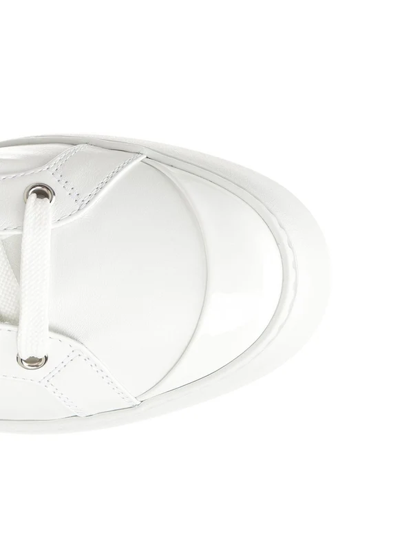 Roger Vivier White Low Top Sneakers - Image 4