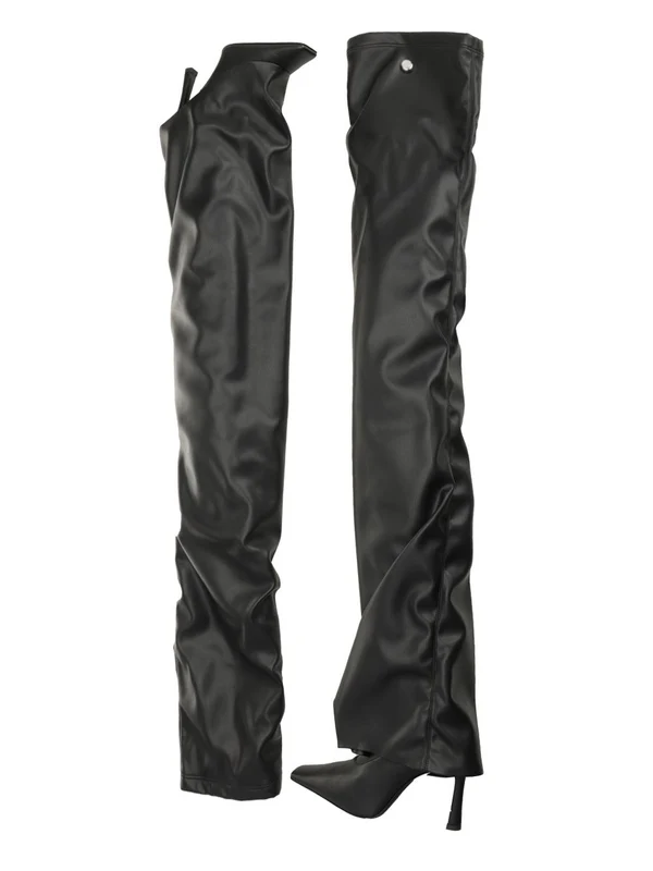 The Attico Black High Boots - Image 2