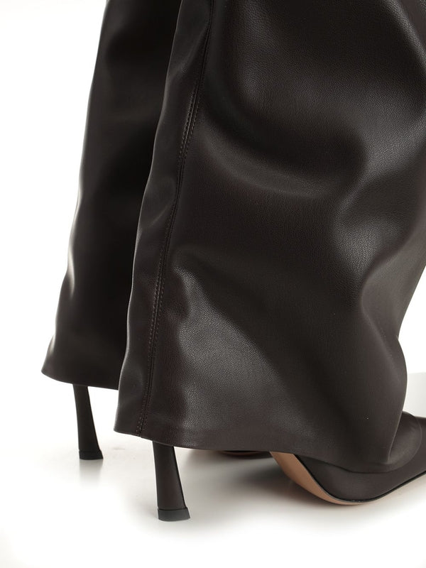 The Attico Brown High Boots - Image 4