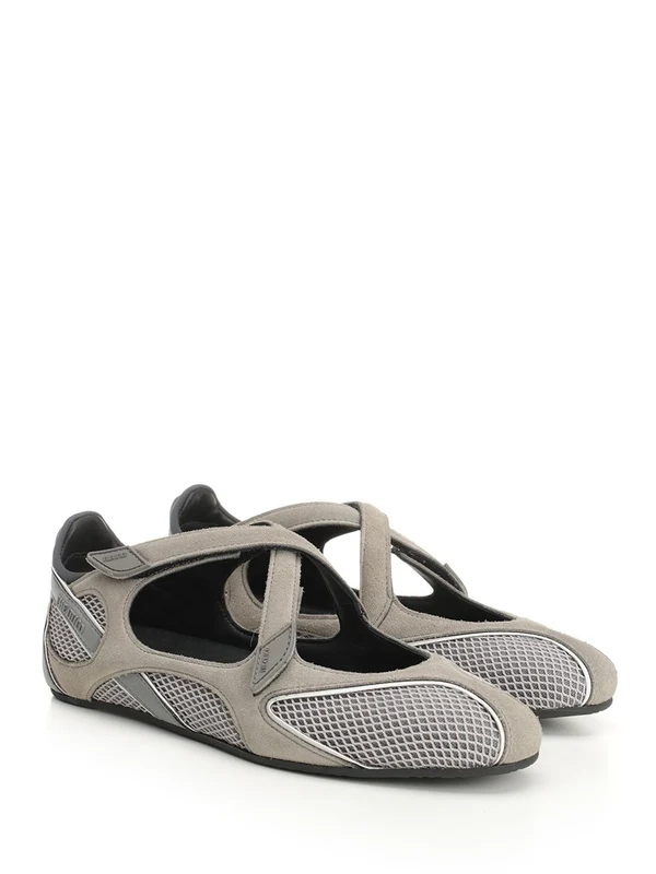 The Attico Grey Flat Shoes - Image 2