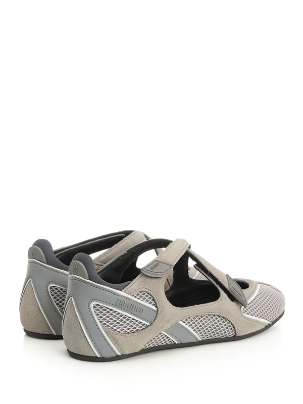 The Attico Grey Flat Shoes - Image 3