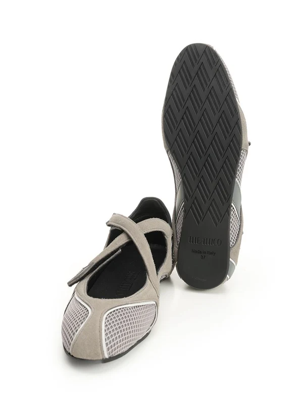 The Attico Grey Flat Shoes - Image 5