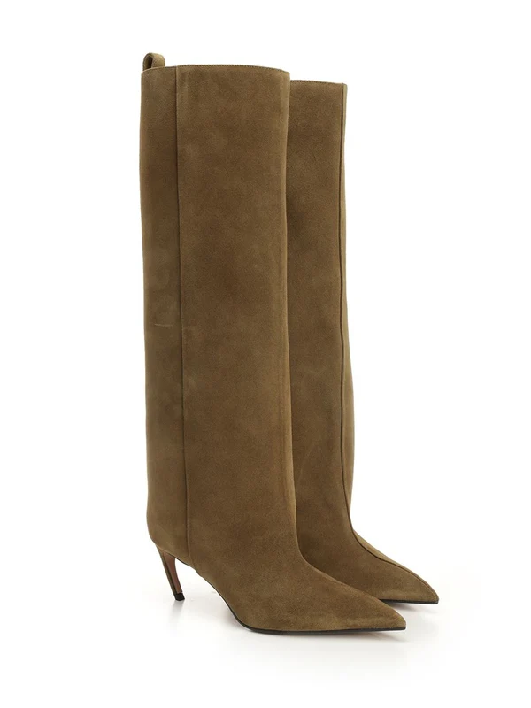The Attico Green High Boots - Image 2