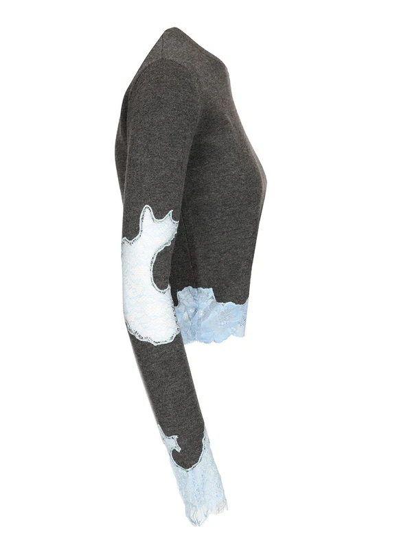 Self-Portrait Grey Knitted - Image 3