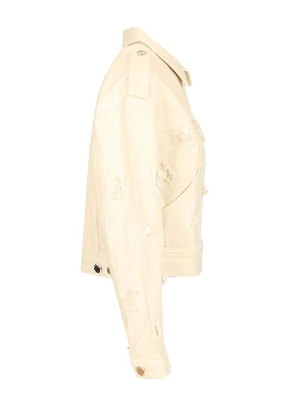 Self-Portrait Beige Jackets - Image 3