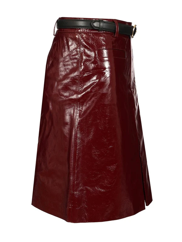 Self-Portrait Burgundy Skirts - Image 3