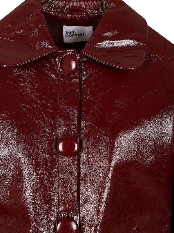 Self-Portrait Burgundy Jackets - Image 4