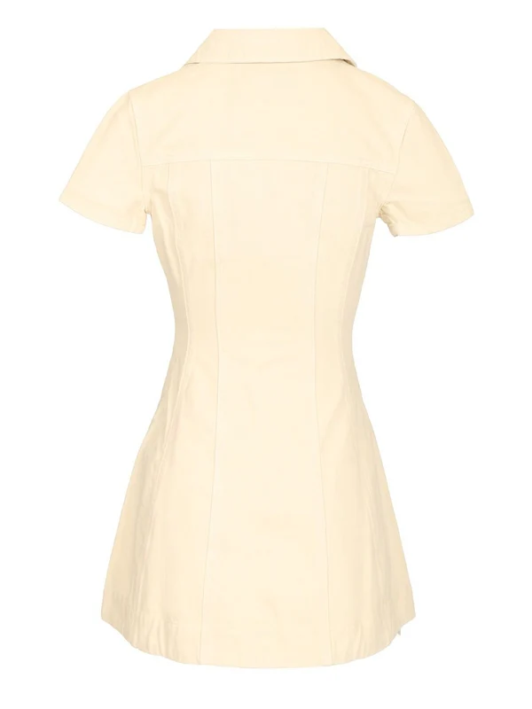 Self-Portrait Beige Mini Dress - Image 2
