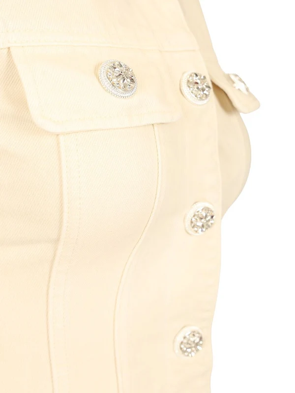 Self-Portrait Beige Mini Dress - Image 4
