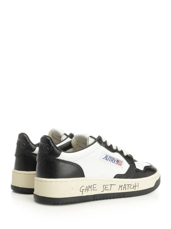 Autry Black White Low Top Sneakers - Image 3