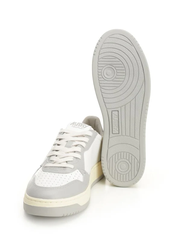 Autry Grey White Low Top Sneakers - Image 5