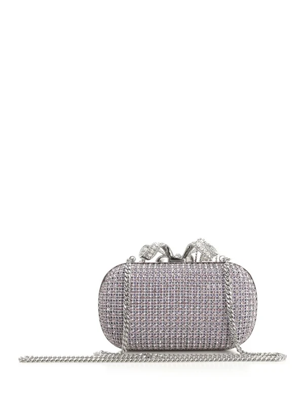 Self-Portrait Silver Clutch Bags - Image 3
