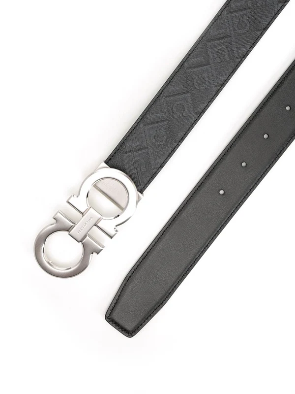 Ferragamo Black Leather Belts - Image 2