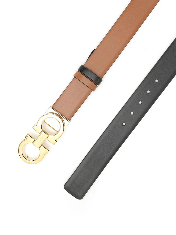 Ferragamo Brown Leather Belts - Image 2
