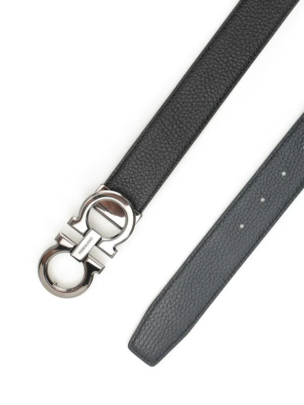 Ferragamo Black Leather Belts - Image 2