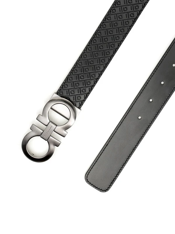 Ferragamo Black Leather Belts - Image 2