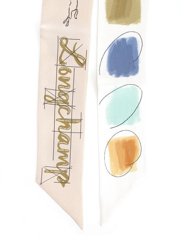 Longchamp Multicolor Silk Mufflers - Image 2