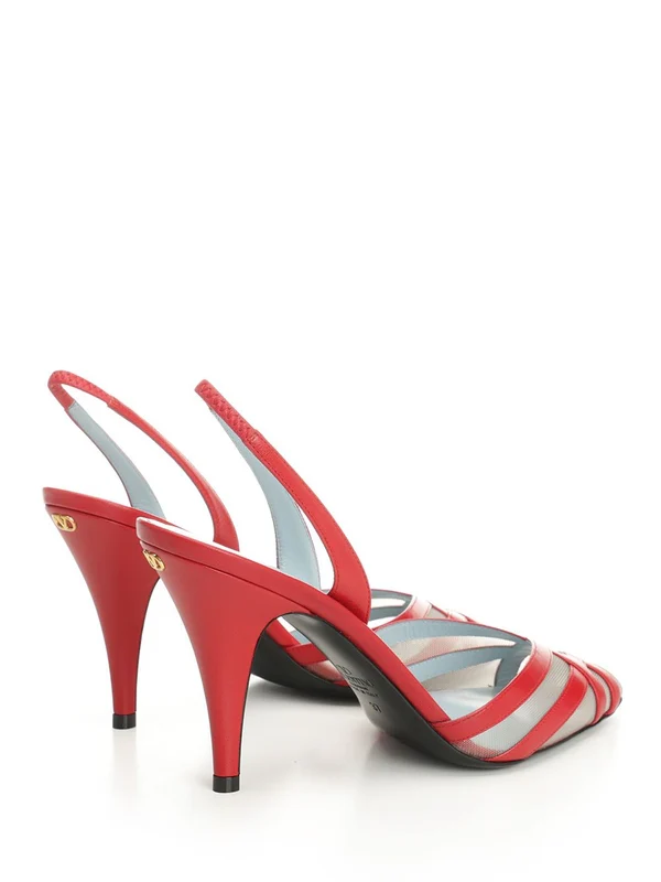 Valentino Red Sandal Heels - Image 3