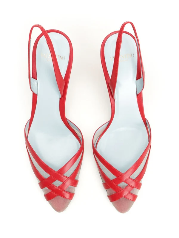 Valentino Red Sandal Heels - Image 5