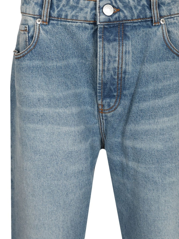 Ami Blue Denim Pants - Image 3