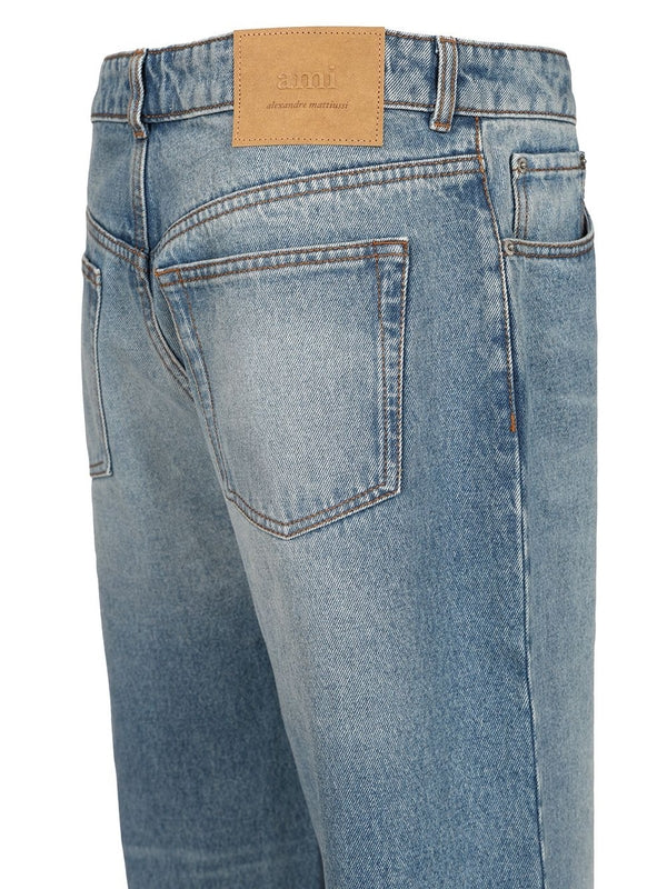 Ami Blue Denim Pants - Image 4