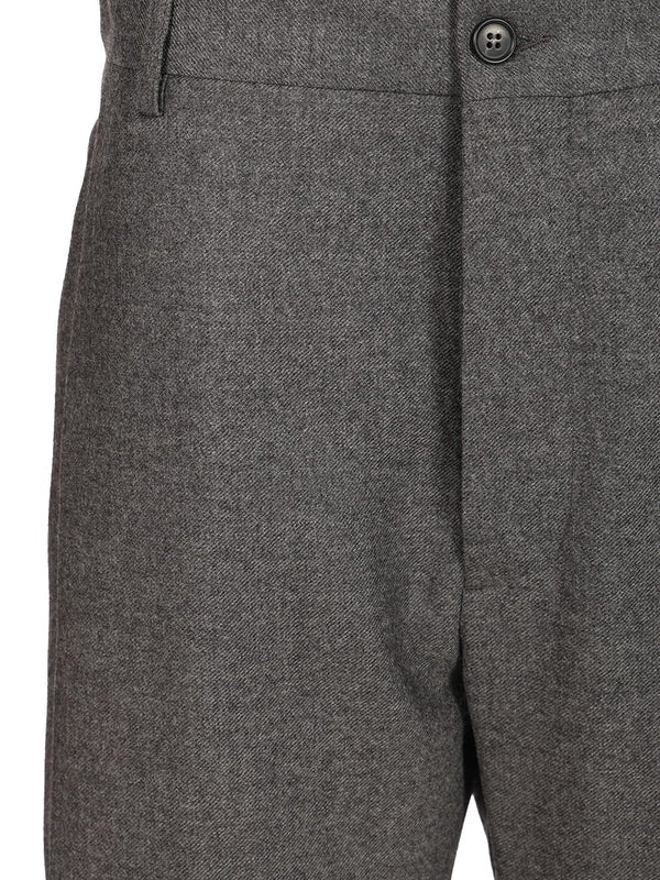 Mm6 Maison Margiela Grey Tailored Pants - Image 4