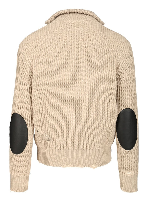 Mm6 Maison Margiela Beige Cardigans - Image 2