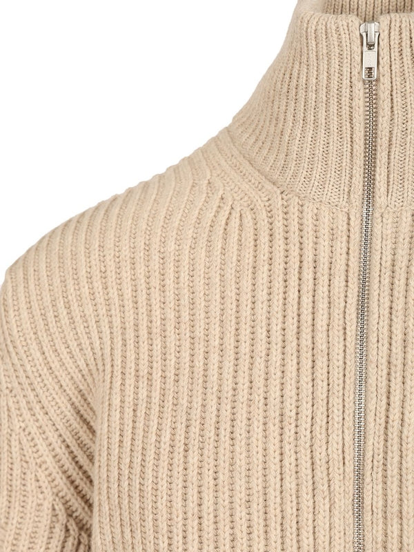 Mm6 Maison Margiela Beige Cardigans - Image 5