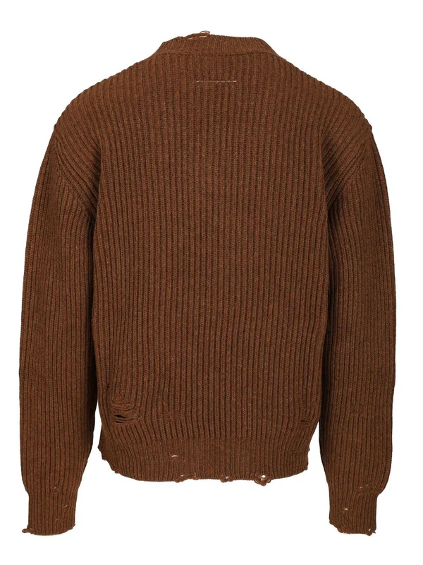 Mm6 Maison Margiela Brown Knitted - Image 2