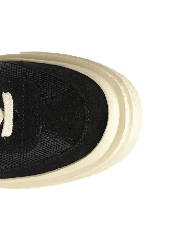 Mm6 Maison Margiela Black Low Top Sneakers - Image 4