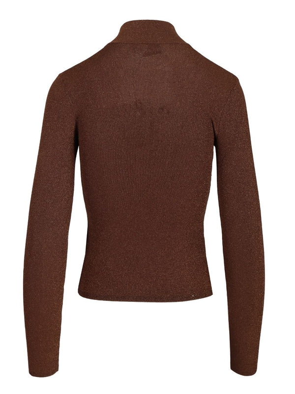 Self-Portrait Brown Knitted - Image 2