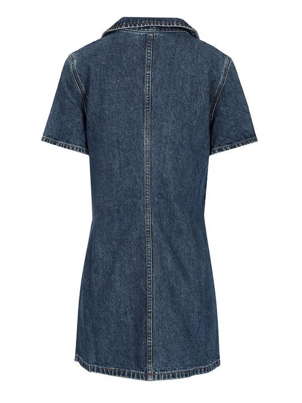 Self-Portrait Blue Midi Dress - Image 2