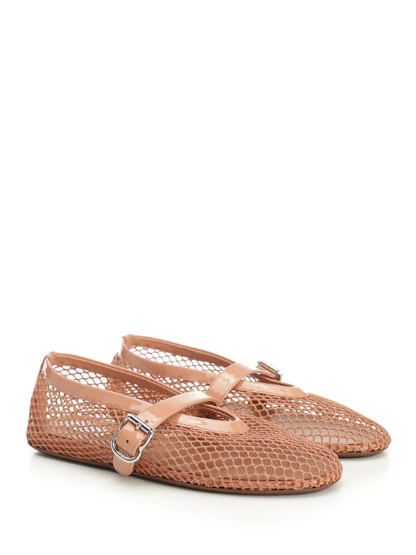 Alaia Pink Flat Shoes - Image 2