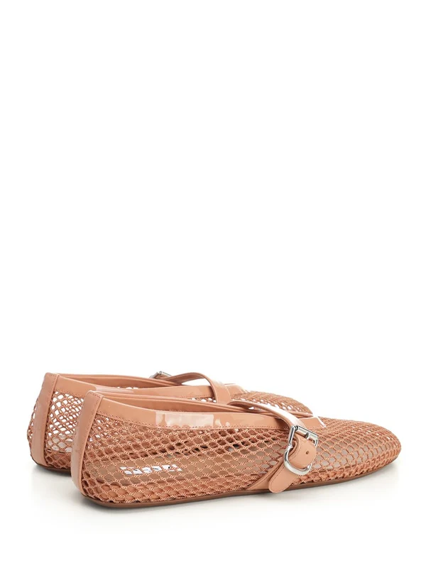 Alaia Pink Flat Shoes - Image 3