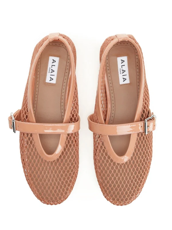 Alaia Pink Flat Shoes - Image 5