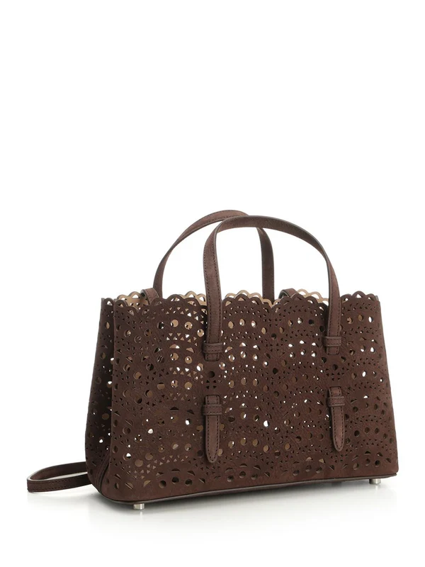 Alaia EW 25 Brown Tote Bags - Image 2