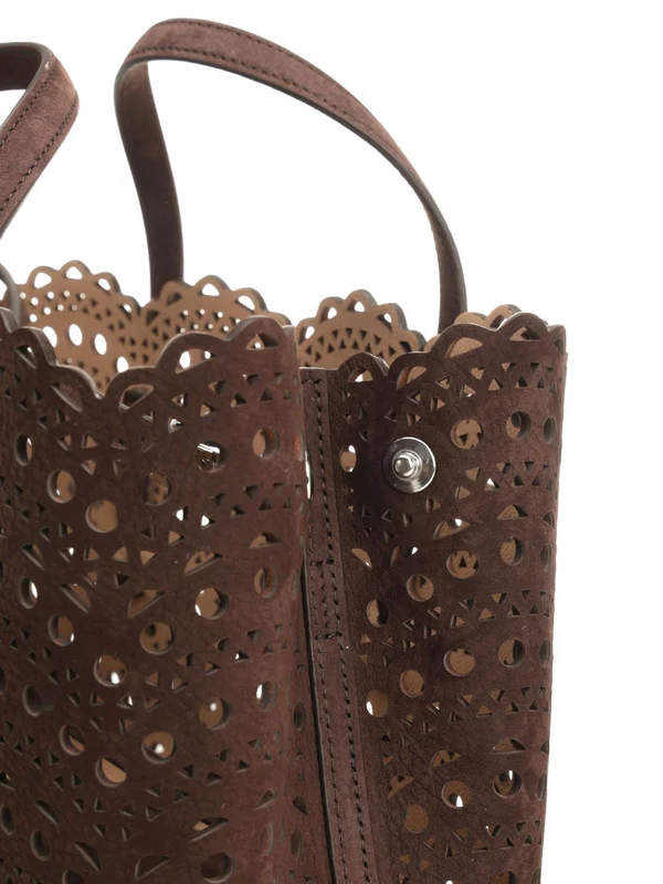 Alaia EW 25 Brown Tote Bags - Image 5