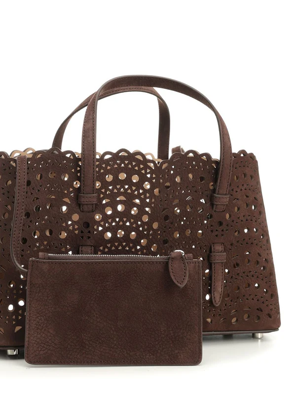 Alaia EW 25 Brown Tote Bags - Image 6