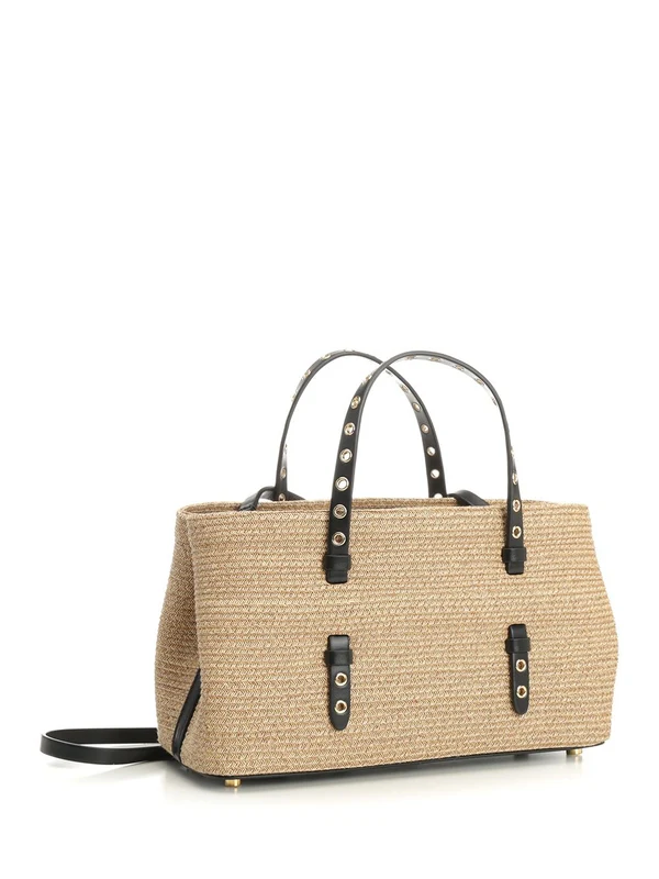 Alaia EW 25 Beige Tote Bags - Image 2
