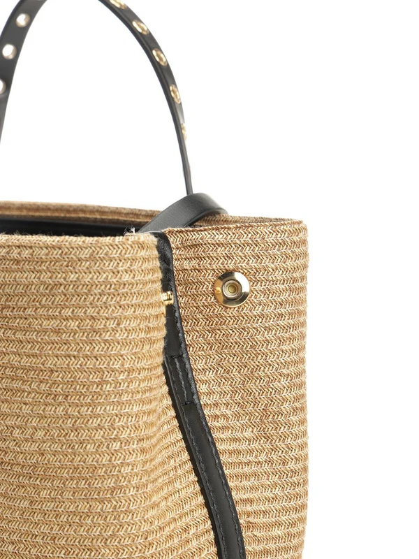 Alaia EW 25 Beige Tote Bags - Image 5