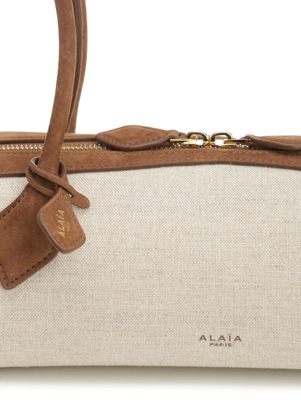 Alaia Le Teckel Beige Brown Tote Bag - Image 5