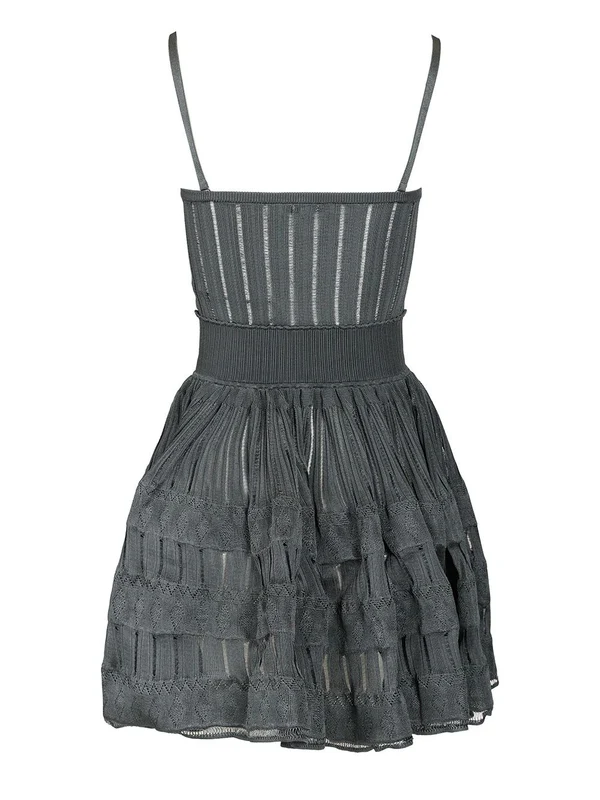 Alaia Blue Mini Dress - Image 2