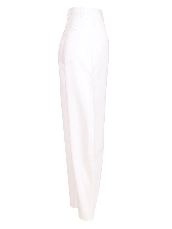 Alaia White Denim Pants - Image 3